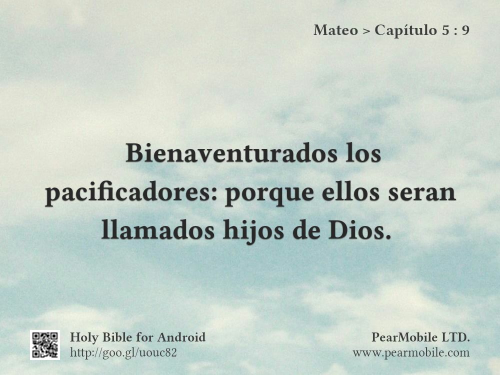 Mateo, Capítulo 5:9